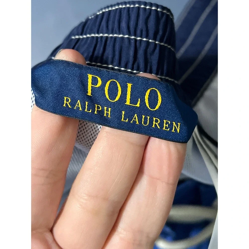 Polo Ralph Lauren Men's Royal Blue Cargo Swim Trunks ‎ XL Beach Resort Vacation